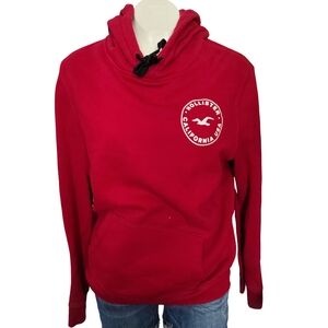 Hollister Red Fleece Hoodie